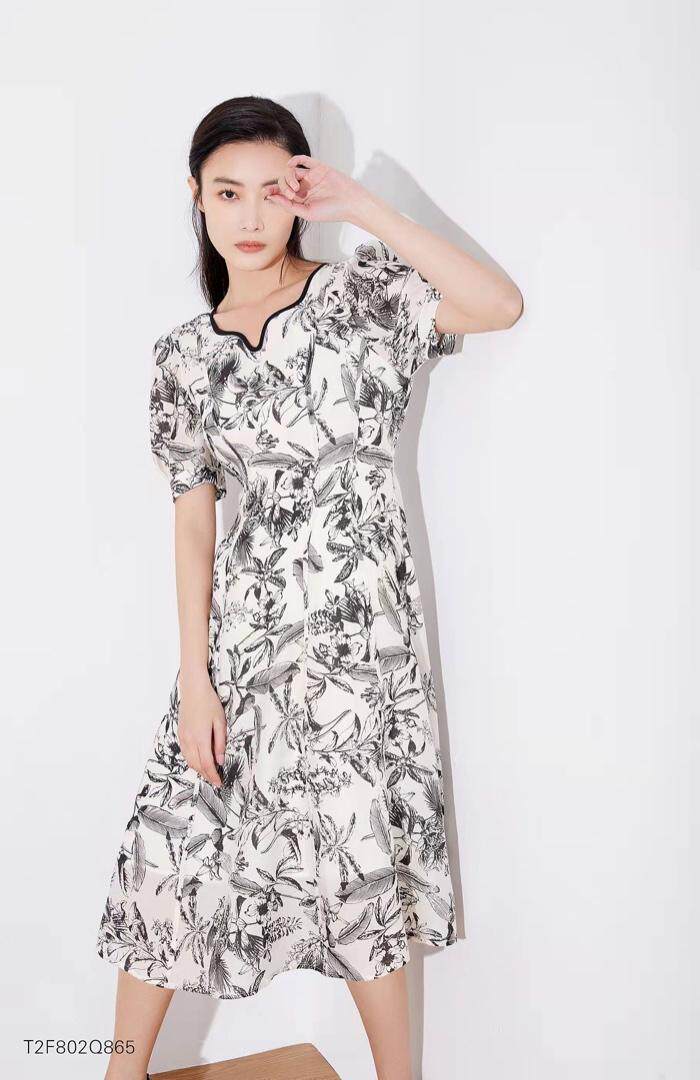 夏季新款，碎花连衣裙，女装连衣裙，TAAHH