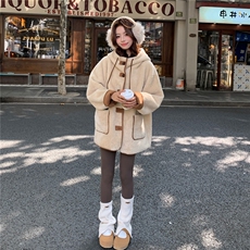 【10.15出货】新款高品质羊羔毛外套2C059-M58-P195-K288，女装毛呢外套，2C059