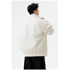 美式高阶秋季无影墙立领复古休闲百搭情侣外套潮26188TP42，女装短外套，电商A247