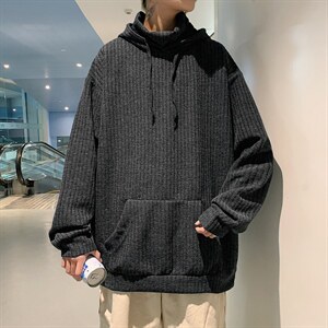 卫衣男春季新款宽松纯色连帽外套学生港风痞帅炸街上衣服WY80-P45，男装卫衣，星座1008