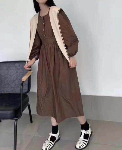 2021秋季新品连衣裙，女装连衣裙，曼希野