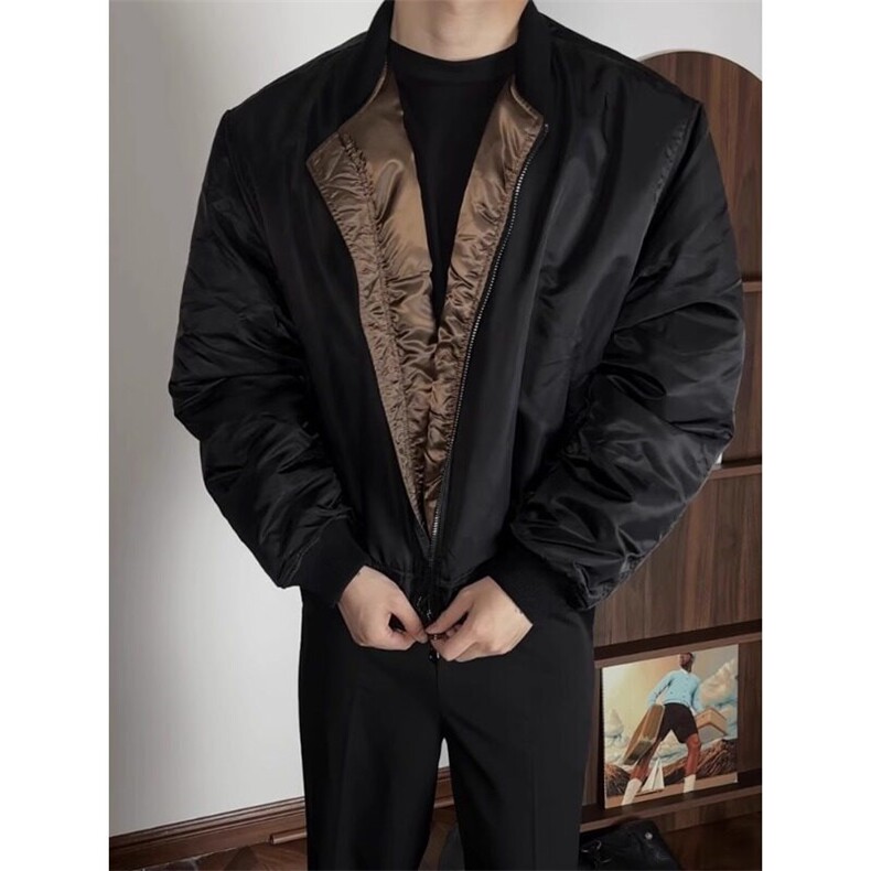 【有货】飞行夹克翻领宽松棉衣棉服外套JK855特P78,男装夹克,星座908-1