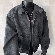 扎染飞行板球服皮夹克男cp142-特p70，男装夹克，电商B371