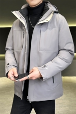 鹅绒冬季大码三合一情侣款可脱卸内胆白鹅绒外套Y3027-P320，男装羽绒服，星座109