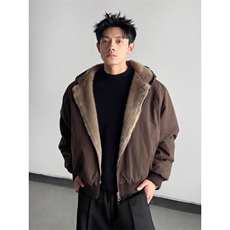 网图老钱风Cleanfit净版加绒不掉毛座山雕棉服外套W1897/特P95，男装棉衣，电商B350