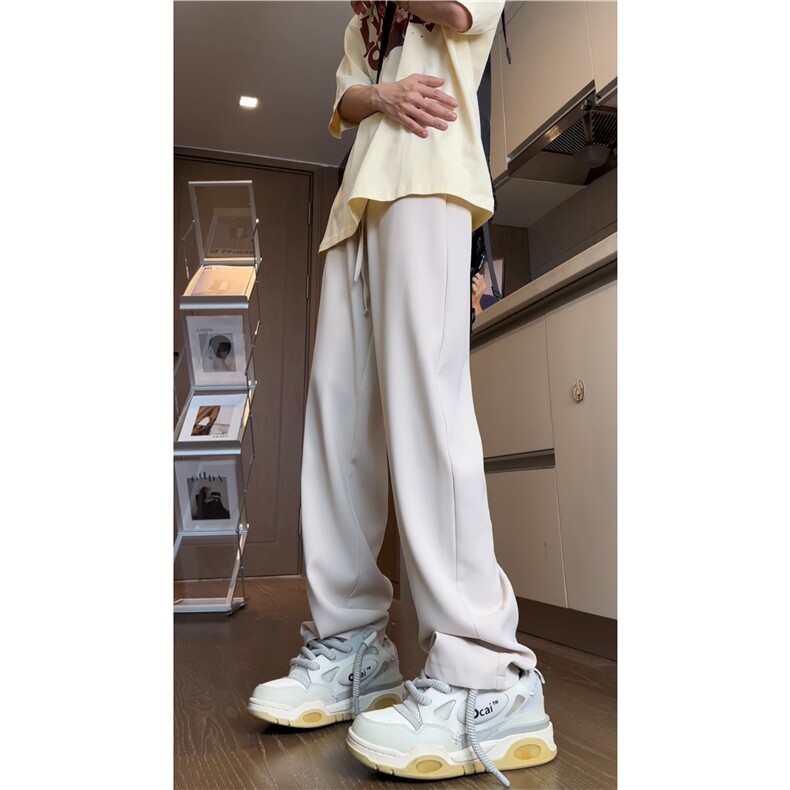 INS夏季新款潮流合身垂感百搭西裤休闲裤B315-K24125-特p30控58,男装休闲裤,电商B315