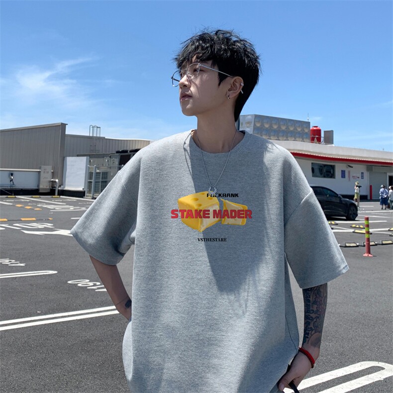 量大优供视频华夫格短袖T恤半袖男HDX543-特P18,男装T恤,电商B371