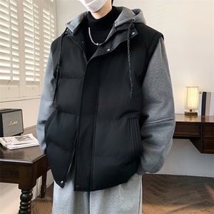 新款假两件套可拆卸帽加厚棉袄男女宽松款面包服休闲百搭外套760图片