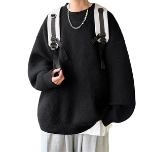 高质量！秋冬季半高领毛衣男士加绒加厚线衣男针织衫男MY00-P42图片
