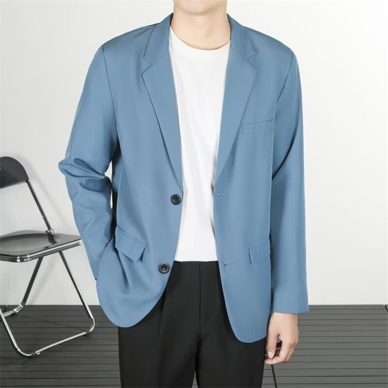 西装男外套休闲西服套装男宽松韩版帅气痞帅潮轻熟小西装Y70/P60，男装西服套装，星座506