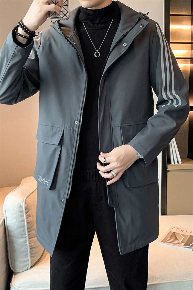 冬款中长款M-8XL胖子休闲加绒加厚男宽松拼接夹克男,男装夹克,星座209