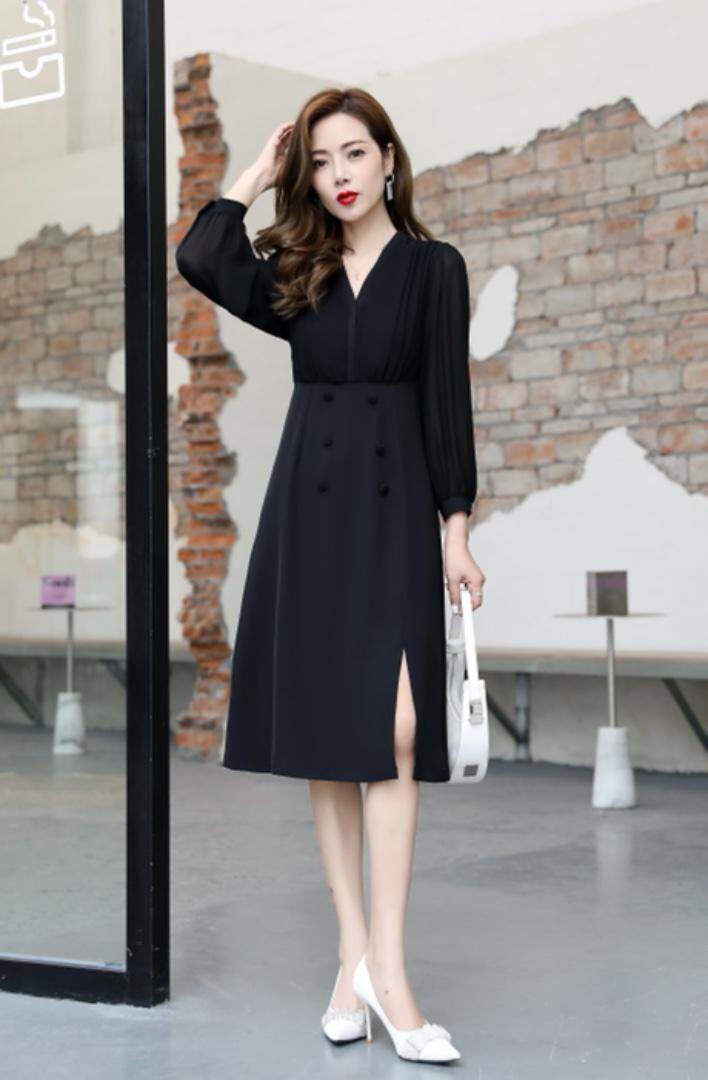 春季连衣裙，女装连衣裙，蓝芝衣秀