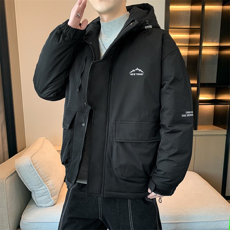 冲锋衣羽绒棉服男冬季宽松大码加厚棉衣ins潮流外套M0783-P120,男装棉衣,星座308B-2