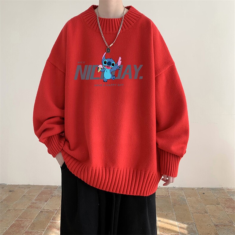 半高领毛衣男士大码针织衫男毛线衣男M18173-P45加绒款-P65,男装针织衫/毛衣,电商A040