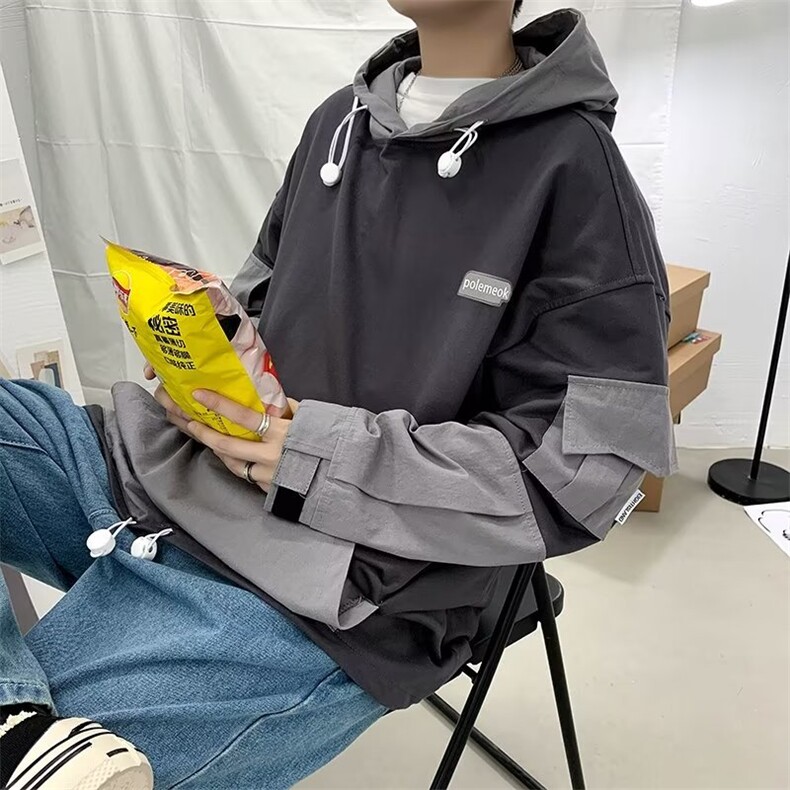 工装卫衣外套男春季休闲长袖衣服外套HW27P30,男装卫衣,星座1116-2