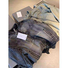 春秋季覆古牛仔外套男日系做旧风格设计感情侣上衣潮W6679-P78，男装工装外套，星座412-1