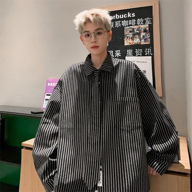 摆拍图-B225-C6096-P78-X98--美式复古·领结衬衫-全棉,男装衬衫,电商B225