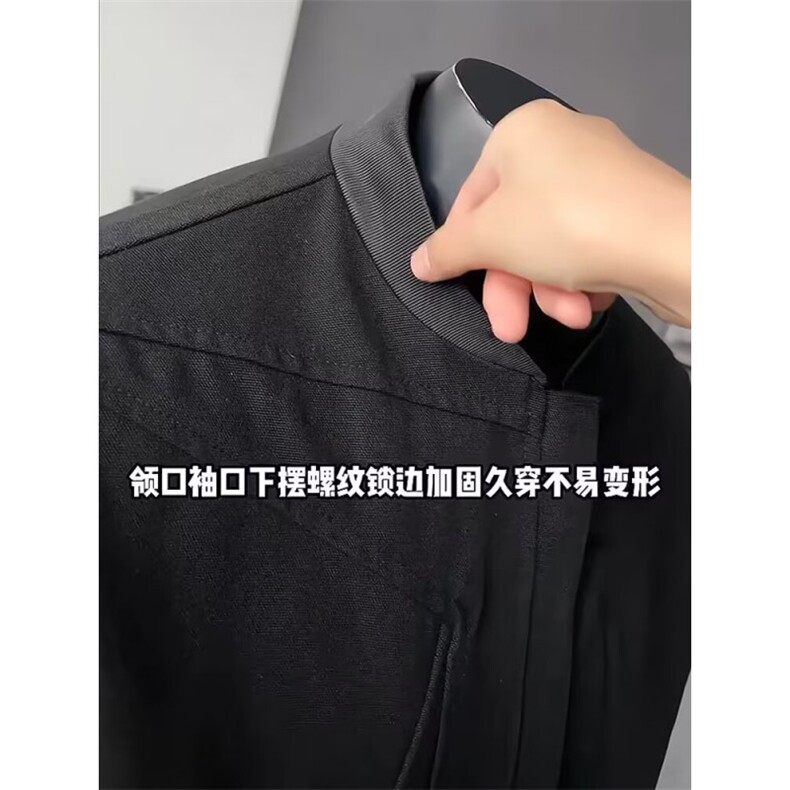 W10545-P60网图现货美式双色拼接夹克棒球服外套红内高品质,男装夹克,星座1608