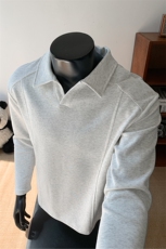主推POLO衫卫衣秋季翻领卫衣cleanfit长袖T恤衫男装外套S437特28，男装Polo衫，电商A233-1