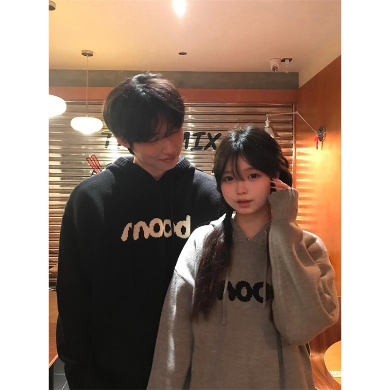 潮连帽毛衣字母装秋冬季美式复古宽松休闲针织衫男外套MY202,男装针织衫/毛衣,星座1116A（原606A-3）