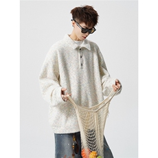 WY10189-特批45加绒特P50美式重磅复古简约套头宽松大码卫衣男，男装卫衣，电商A059