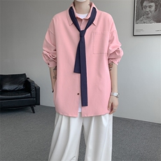 （送个性领带）CS1160-特P42控88肌理感长袖男小众设计大码衬衣，男装衬衫，电商A059