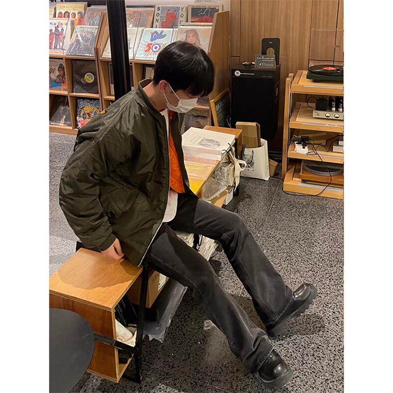 【有货】飞行员夹克加棉外套棒球服棉衣棉服MY822特P72,男装夹克,星座908-1