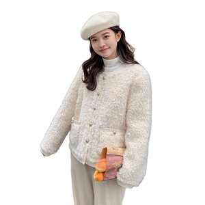 【新款现货】小香风羊羔毛外套甜美小个子高级感99062款P185K268图片