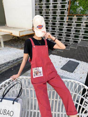 两件套休闲背带裤，女装，百变诱惑