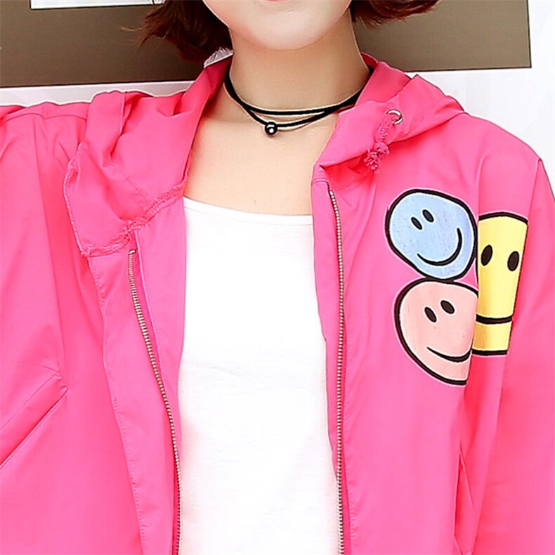 连帽长袖宽松薄款字母印花韩版防晒衣2020年夏季,女装防晒衣,香香