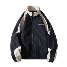 美式oversize棒球服高级感美式冲锋衣外套男秋薄款穿搭运动服夹克，男装夹克，电商A082