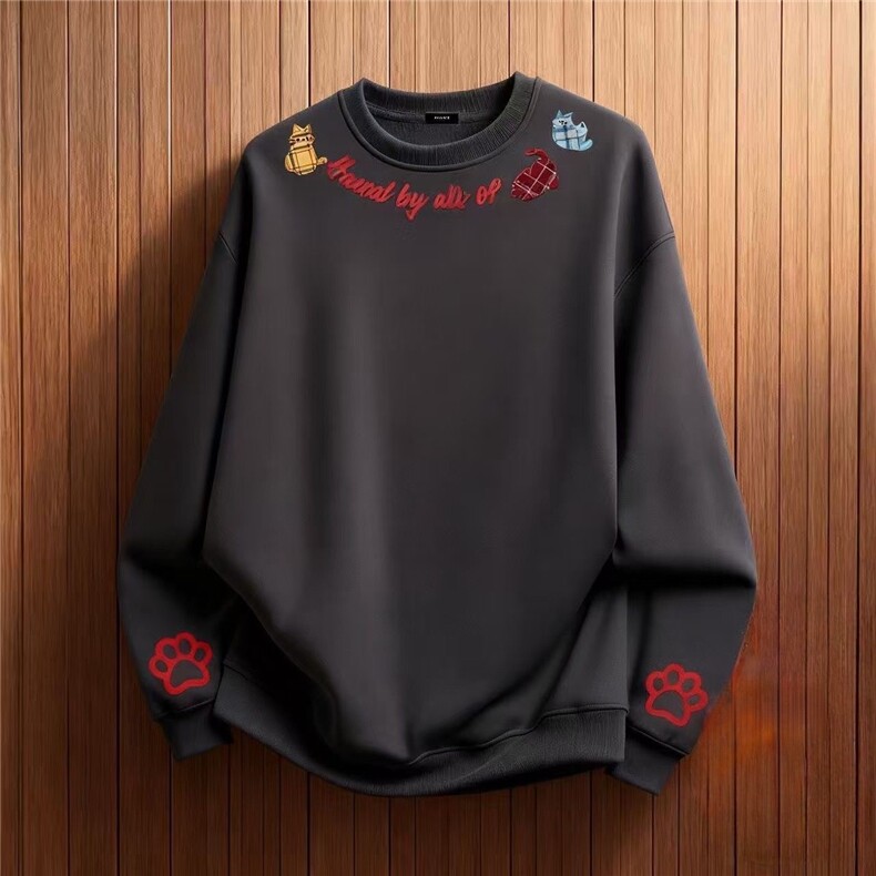 美式重磅卫衣秋冬季圆领长袖时尚潮牌XM407P31,男装卫衣,星座1112-1