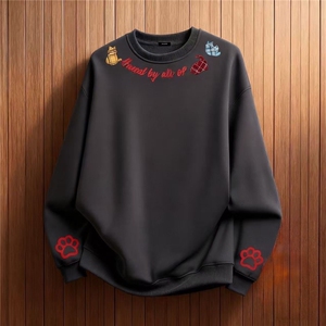 美式重磅卫衣秋冬季圆领长袖时尚潮牌 XM407 P31图片