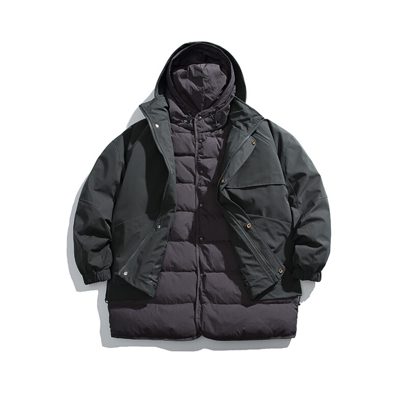 2025冬季新款男日系潮牌白鸭绒三合一羽绒服加厚外套YR76-F375,男装羽绒服,电商A101（原外27）
