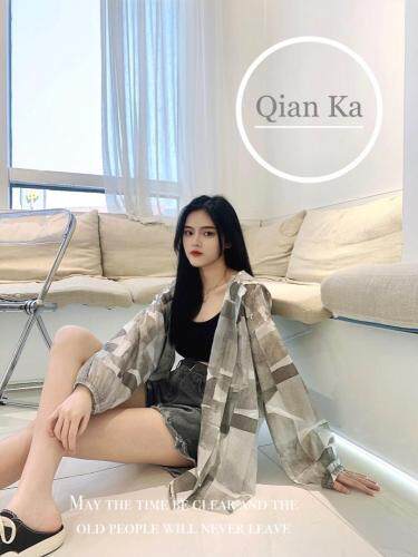 定制面料防嗮衣，女装，浅卡