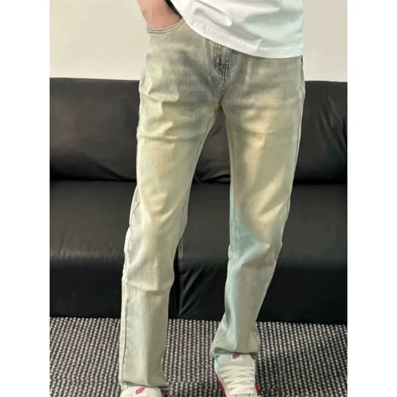 1506-1/KK0351/P44港风潮男夏季新款个性字母牛仔裤嘻哈ins潮高街,男装牛仔裤,星座1506-1