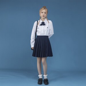 中性风送蝴蝶结C316CS675P58泰校服长袖衬衫JK制服校服班服，男装衬衫，电商C316