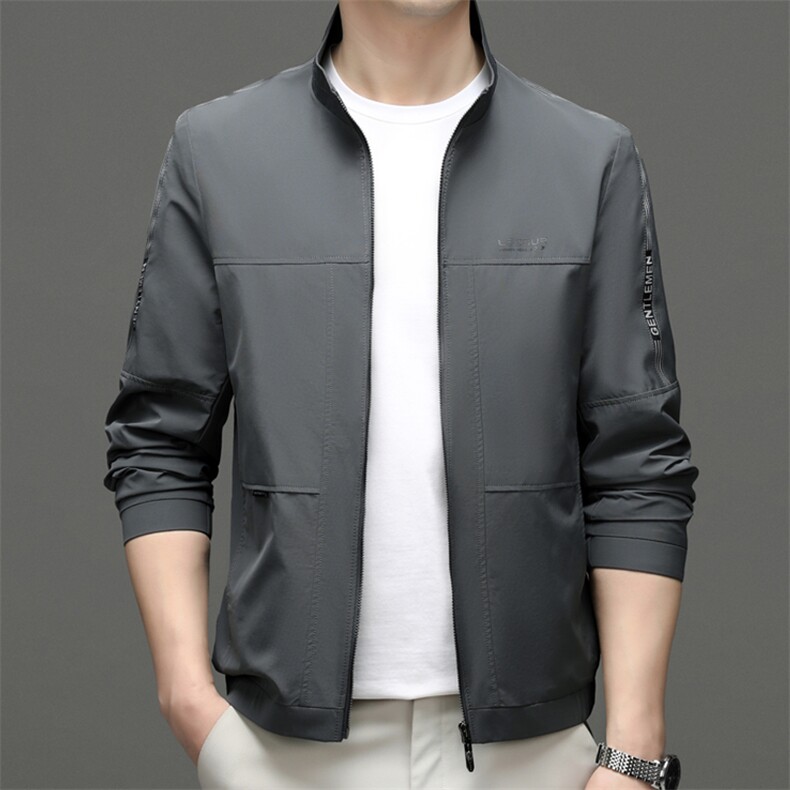 M8305-107钱塘2020-3春秋新款男士立领夹克时尚休闲外套P100,男装夹克,钱塘207-3