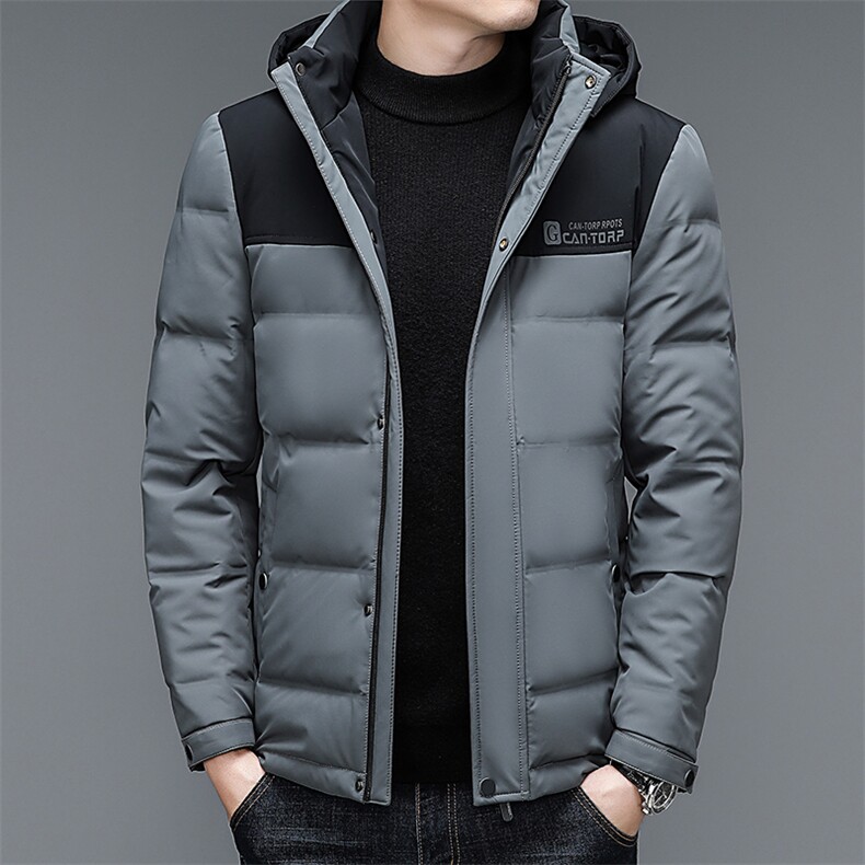 2023冬季新款80%白鸭绒连帽年立领保暖羽绒服外套ZL005-P240,男装羽绒服,星座1105-3