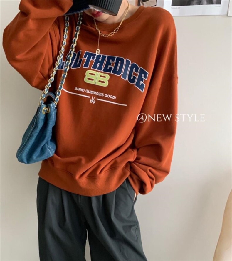 秋季韩卫衣，女装卫衣/绒衫，蓝调故事