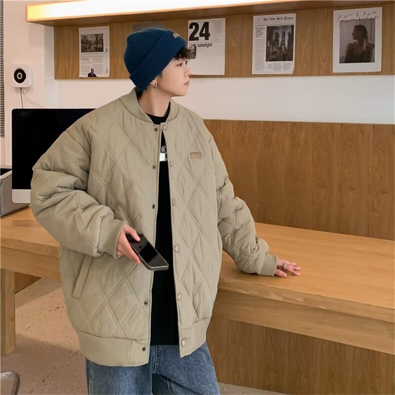2025冬季新款棉服男款立领防寒棉袄加厚保暖外套棉衣M8010,男装棉衣,星座1108