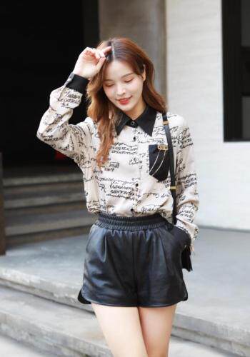 春季新款欧货时尚小衫，女装，青羽鹤