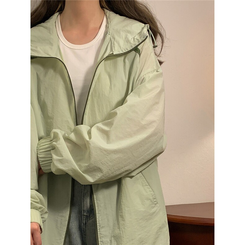 1中性风黄灯连帽滚边设计大码M-5XL潮牌防晒服男FS77005P45控68，男装防晒衣，星座226-2