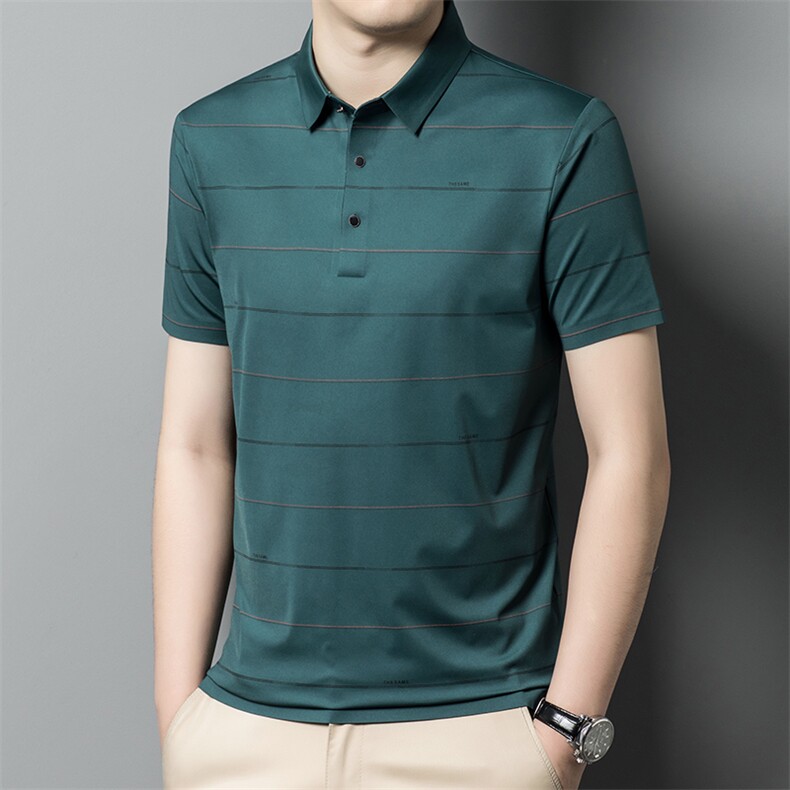 短袖polo衫男士时尚上衣翻领百搭夏商务宽松潮流T恤BLM26282-P65,男装Polo衫,星座1105-3