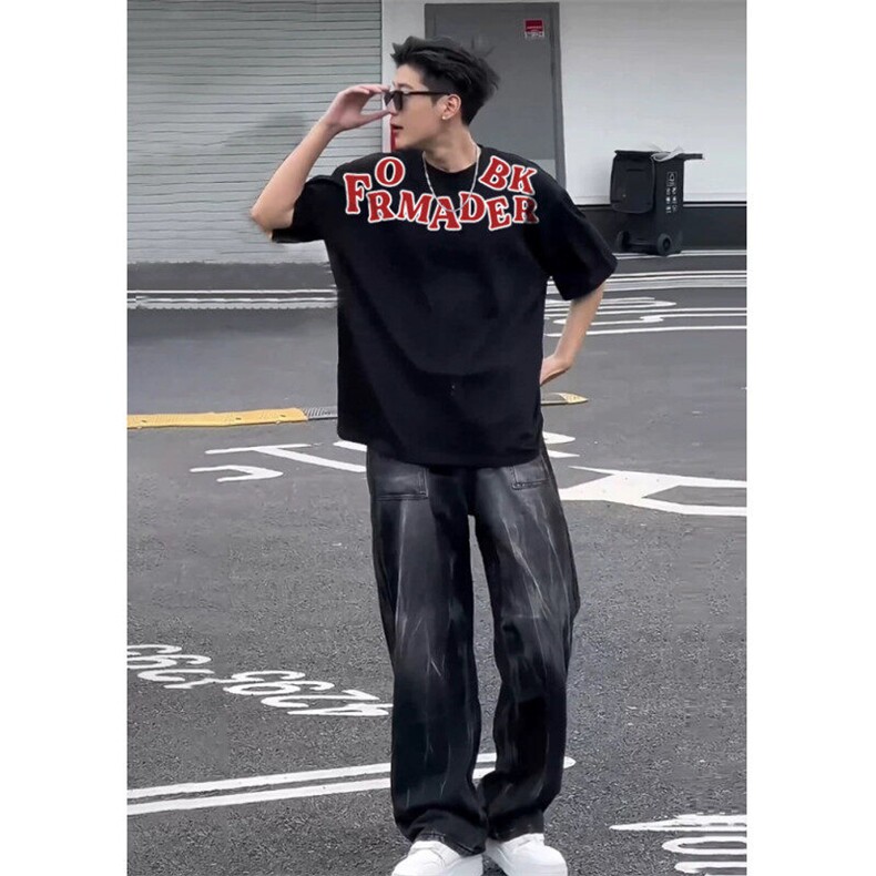 XZ809A/VVPP12/P20/控38重磅印花美式复古圆领T恤,男装T恤,星座809A(原222-1)