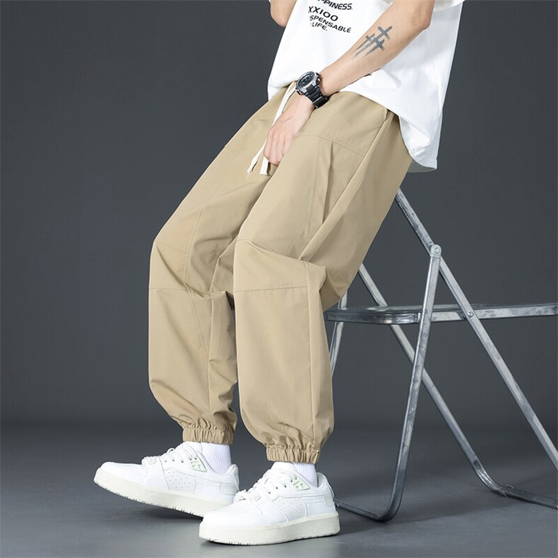 休闲长裤男夏季薄款松紧腰宽松直筒裤青年运动裤Q29102-特P30，女装休闲裤，星座610（原A335）