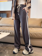 休闲运动女夏季2026新款气质减龄高级感短袖卫衣阔腿裤，女装套装/套裙，网红馆