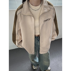 麂皮外套男女同款刺绣宽松潮反光撞色夹克JK003-P80108，男装夹克，电商A132（原电商B245）
