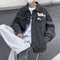 JH02-P52休闲牛仔外套男春秋款潮牌，男装工装外套，星座1503-1