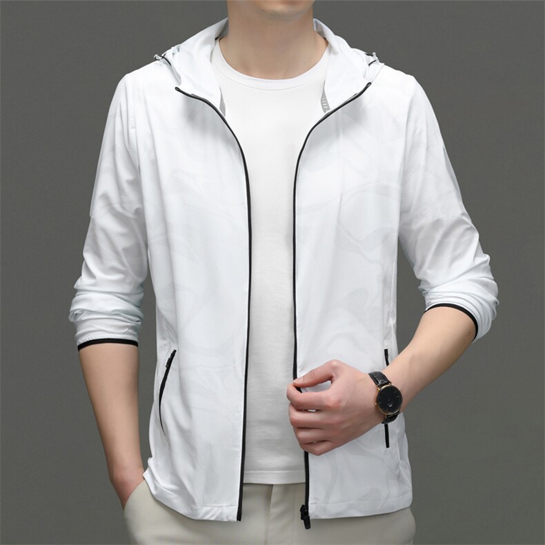 CSFA00632钱塘2020-3夏季新款男士外套时尚连帽长袖防晒服P93,男装防晒衣,钱塘207-3